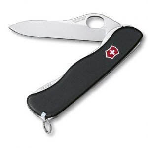 Victorinox Taskuveitsi Sentinel Musta One Hand Lukittuva Teräinen