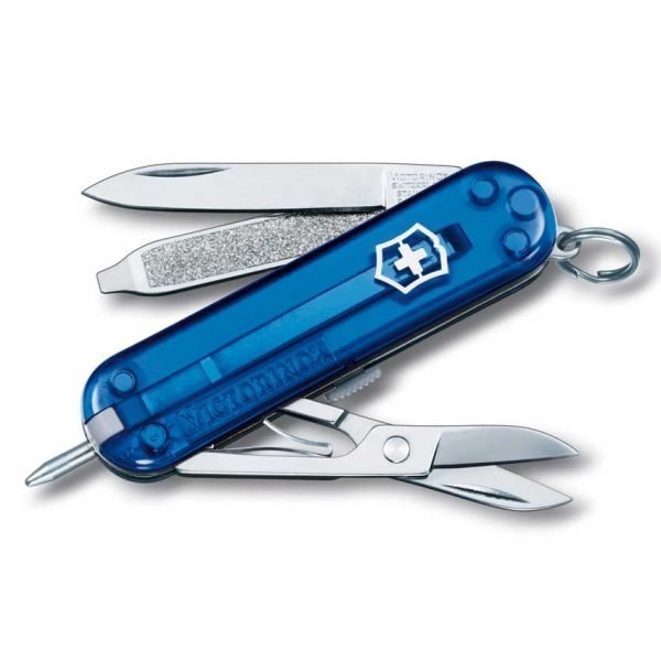 Victorinox Taskuveitsi Signature Safir Läpikuultava Sininen