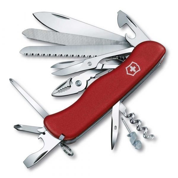 Victorinox Taskuveitsi Workchamp Punainen Lukittuva Teräinen