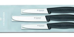 Victorinox Vihannes- & Kuorintaveitsisetti musta kahva