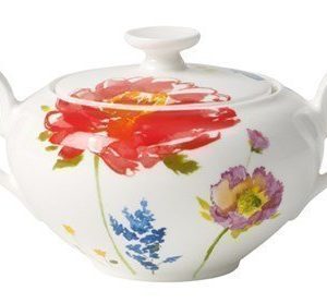 Villeroy & Boch Anmut Flowers Sokeri/Hillopurkki 6 henk. 0