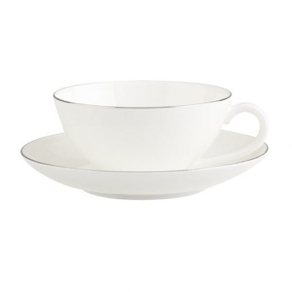 Villeroy & Boch Anmut Platinum No.1 Teekuppi Ja Lautanen