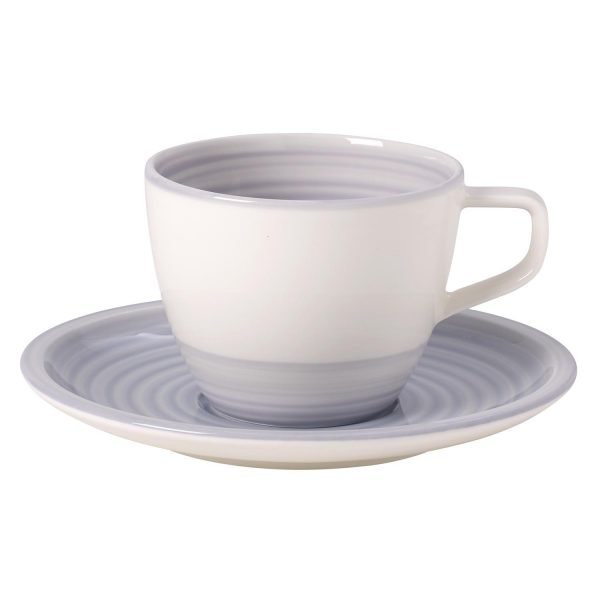 Villeroy & Boch Artesano Nature Bleu Kahvikuppi & Lautanen Sininen