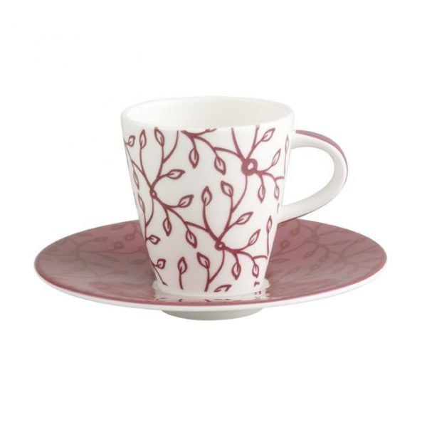 Villeroy & Boch Caffe Club Floral Berry Espressokuppi Ja Lautanen