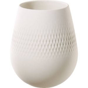 Villeroy & Boch Collier Blanc Carre Vaasi Small Valkoinen