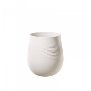 Villeroy & Boch Collier Blanc Perle Vaasi Large Valkoinen