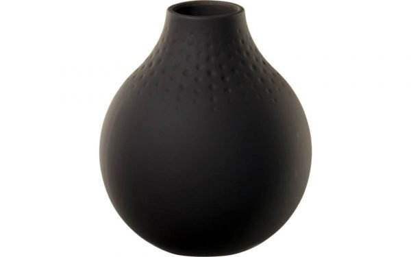 Villeroy & Boch Collier Noir Perle Vaasi Small Musta