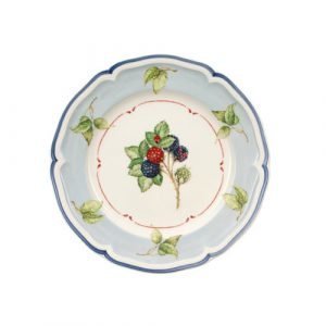 Villeroy & Boch Cottage Salaattilautanen Sininen Tausta / Reuna 21 Cm