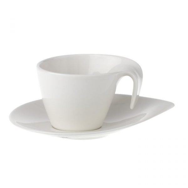 Villeroy & Boch Flow Espressokuppi Ja Lautanen