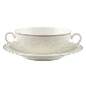 Villeroy & Boch Gray Pearl Keittokulho Ja Lautanen