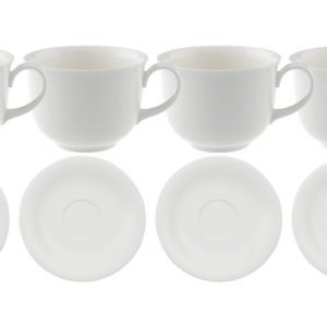 Villeroy & Boch Home Elements Kahvikuppi + Aluslautanen 6 Kpl