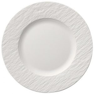 Villeroy & Boch Manufacture Rock Blanc Lautanen Valkoinen 22 Cm