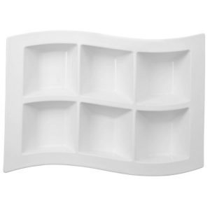 Villeroy & Boch New Wave Tarjoiluvati 6 Lokeroa 41x30 Cm