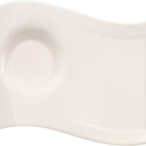 Villeroy & Boch Newwave Caffe Party Plate Lautanen Valkoinen 17x13 Cm