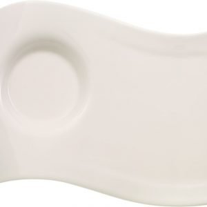 Villeroy & Boch Newwave Caffe Party Plate Lautanen Valkoinen 22x17 Cm