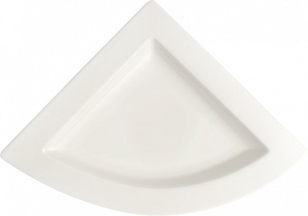 Villeroy & Boch Newwave Lautanen Triangel Valkoinen 22x22 Cm