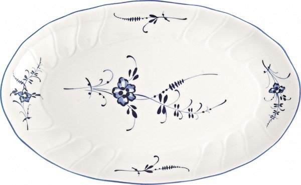 Villeroy & Boch Old Luxembourg Tarjoiluastia Ovaali Valkoinen 24 Cm