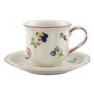Villeroy & Boch Petite Fleur Espressokuppi Ja Lautanen