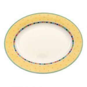 Villeroy & Boch Twist Alea Limone Tarjoilulautanen Ovaali 34 Cm