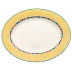 Villeroy & Boch Twist Alea Limone Tarjoilulautanen Ovaali 41 Cm