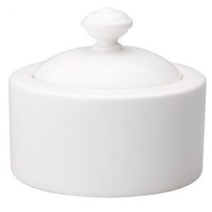 Villeroy & Boch Twist White Sokeri/Hillopurkki 6 henk. 0