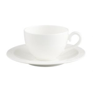 Villeroy & Boch White Pearl Kahvi / Teekuppi Ja Lautanen