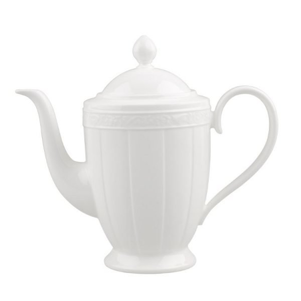 Villeroy & Boch White Pearl Kahvikannu 6 Henk. 1