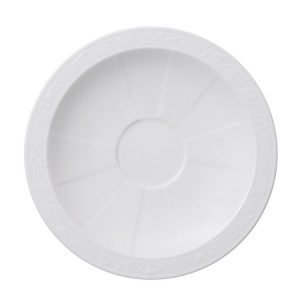 Villeroy & Boch White Pearl Lautanen Kahvi / Teekupille 16 Cm