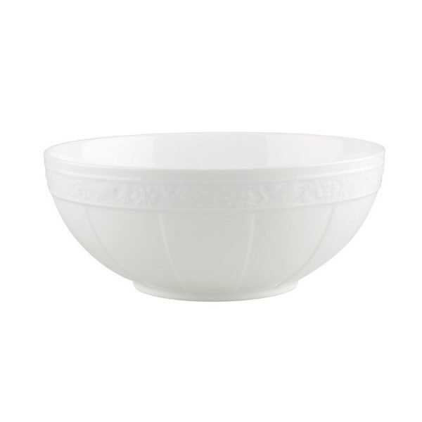 Villeroy & Boch White Pearl Salaattikulho (nr. 2) 24 Cm