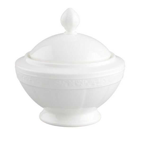 Villeroy & Boch White Pearl Sokeri / Hillokulho 6 Henk. 0