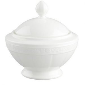 Villeroy & Boch White Pearl Sokeri/Hillopurkki 6 henk. 0