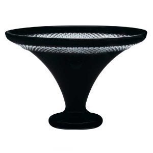 Waterford Black Cut Centerpiece Kulho Jalalla