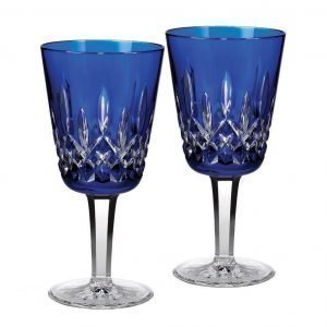 Waterford Lismore Cobalt Barware Malja 2 Kpl