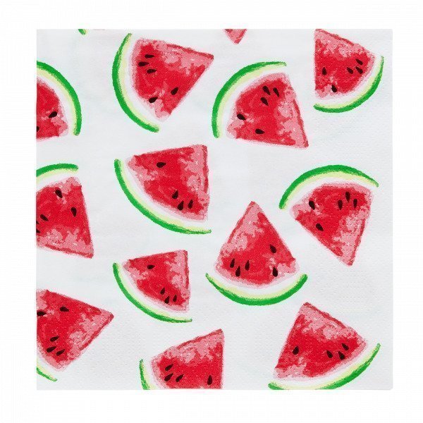 Watermelon Paperiservetit Vadelma