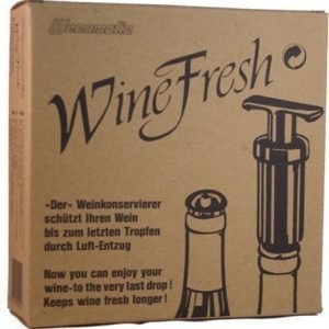 Wecomatic Wine fresh- Vakuumipumppu ja viinipullon sulkija