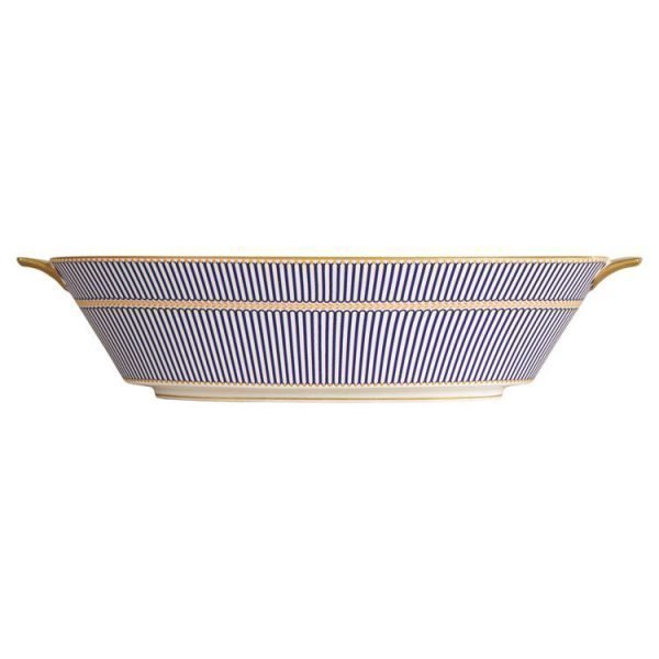 Wedgwood Anthemion Blue Ovaali Tarjoilukulho 1