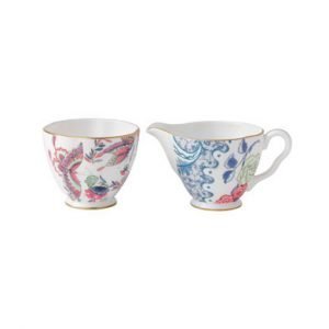 Wedgwood Butterfly Bloom Kerma Ja Sokerikulho