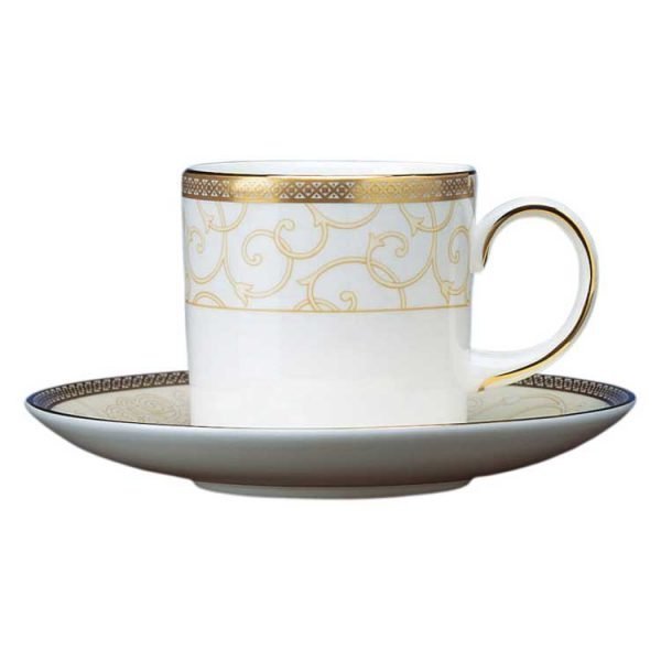 Wedgwood Celestial Gold Kahvilautanen Can