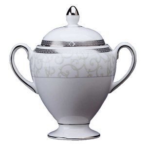 Wedgwood Celestial Platinum Sokerikulho Globe 10 Cm