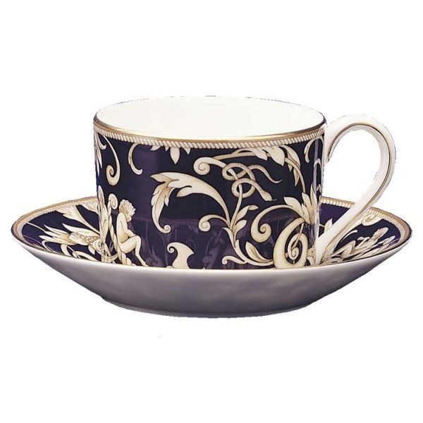 Wedgwood Cornucopia Teekuppi Imperial Blue Accent