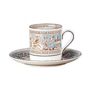 Wedgwood Florentine Turquoise Kahvilautanen Bond