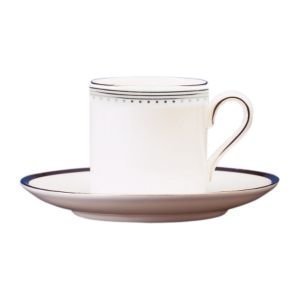 Wedgwood Grosgrain Kahvikuppi Bond Valkoinen 0