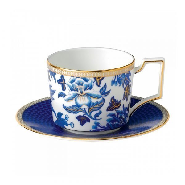 Wedgwood Hibiscus Teekuppi Lautasella 22 Cl