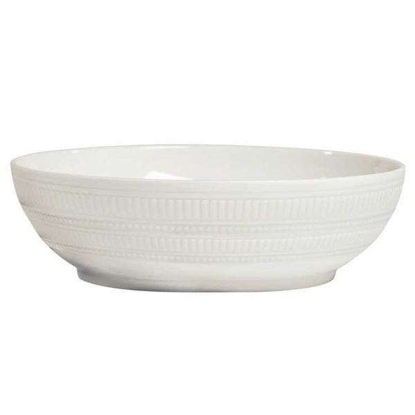 Wedgwood Impressions Keitto / Pastalautanen Cream 21 Cm