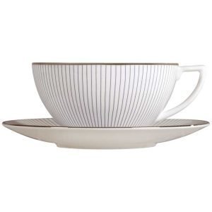 Wedgwood Pinstripe Teelautanen