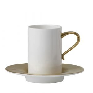 Wedgwood Pure Gold Aluslautanen Korkealle Kupille