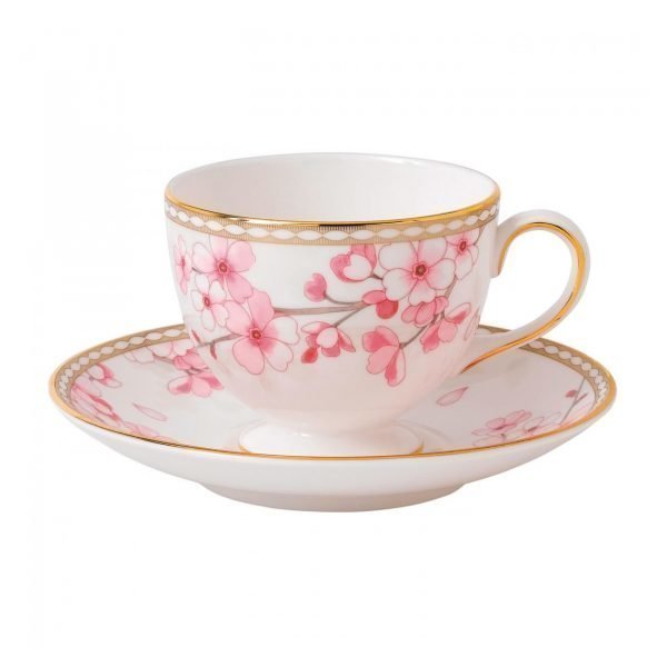 Wedgwood Spring Blossom Teekuppi Ja Lautanen Leigh