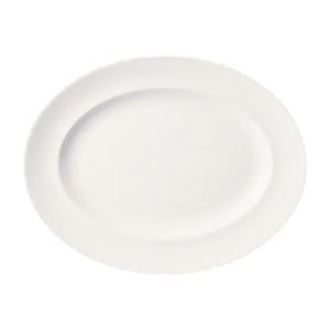 Wedgwood White China Ovaali Lautanen 35 Cm