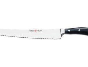 Wusthof CLASSIC IKON Super Slicer musta 23 cm