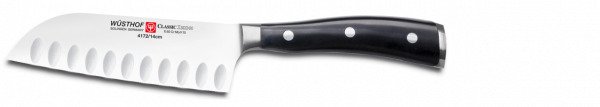 Wüsthof Classic Ikon Santoku Veitsi Ruostumaton Teräs Musta 14 Cm